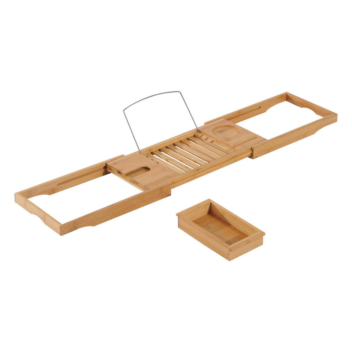 HOMCOM Haushaltshelfer natur B/H/L: ca. 218x105x5 cm Badewannenablage - natur (5,00/218,00/105,00cm) - HOMCOM