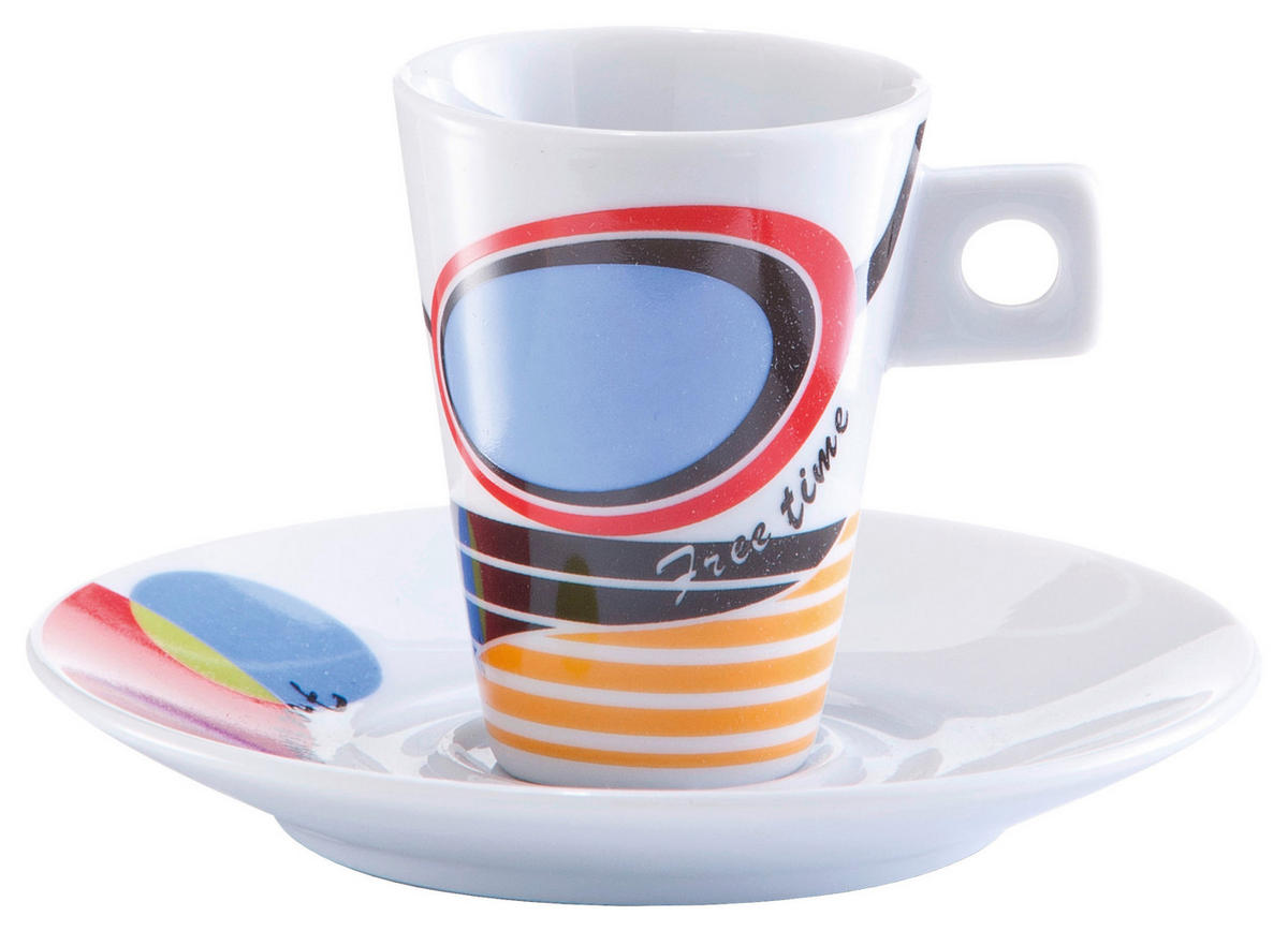 Zeller Espresso-Set Faces Faces - Zeller
