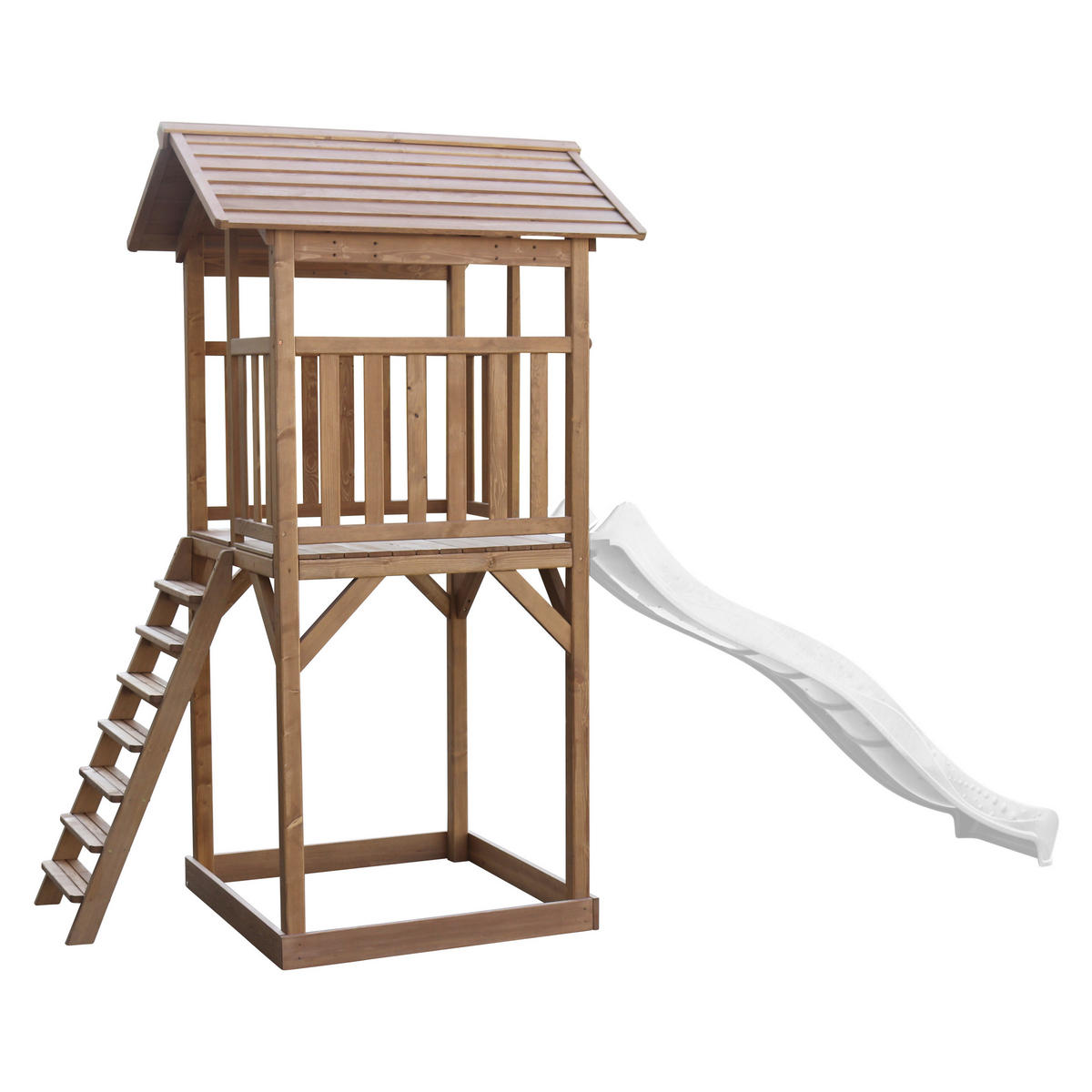 AXI Spielturm Beach Tower braun B/H/L: ca. 111x242x349 cm Beach Tower - braun/weiß (349,00/111,00/242,00cm) - AXI