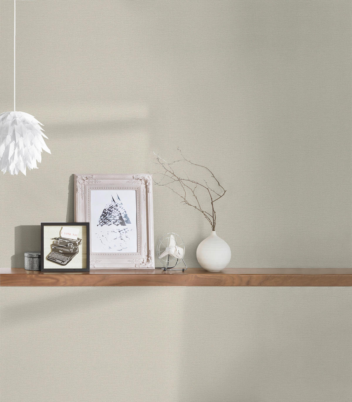 A.S.Creation Vliestapete Attractive Uni grau B/L: ca. 53x1005 cm Attractive - grau (53,00/1005,00cm) - A.S.Creation
