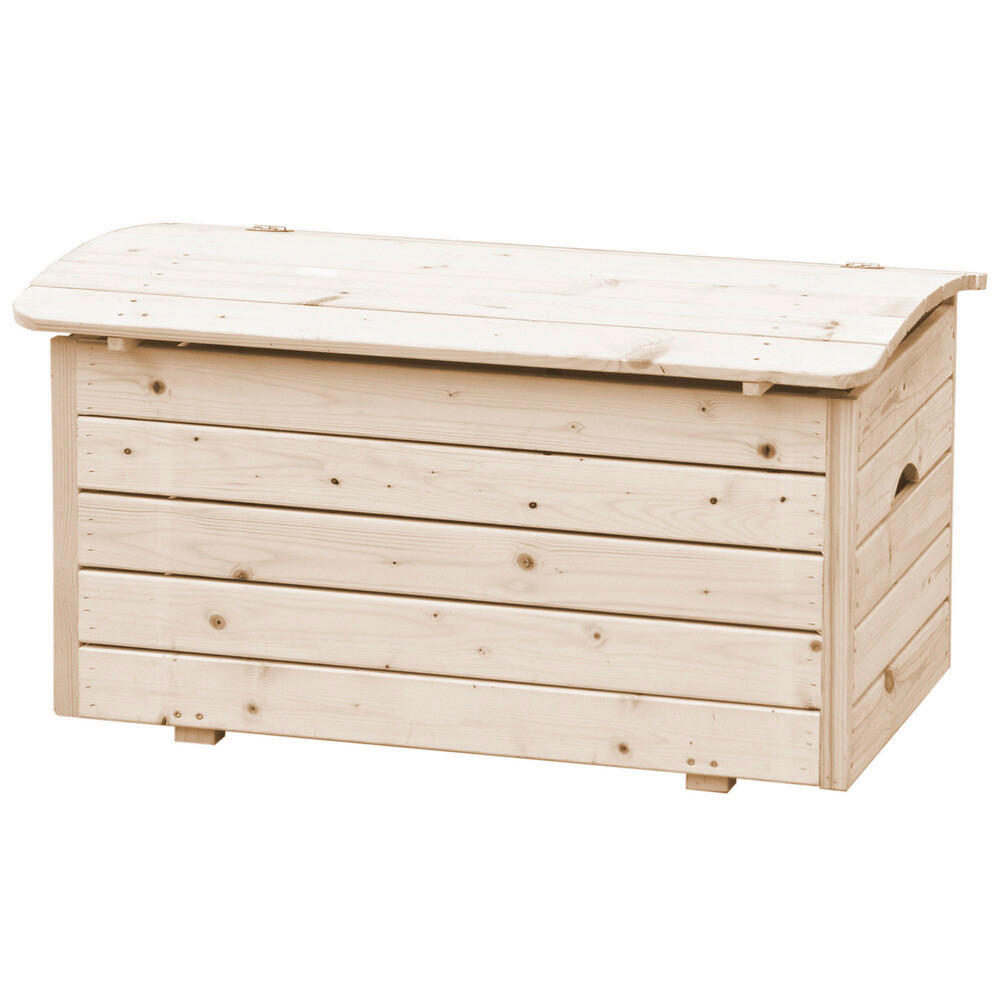 Timbela Aufbewahrungsbox M034 natur Holz B/H/L: ca. 80x47x50 cm M034 - natur (50,00/80,00/47,00cm) - Timbela