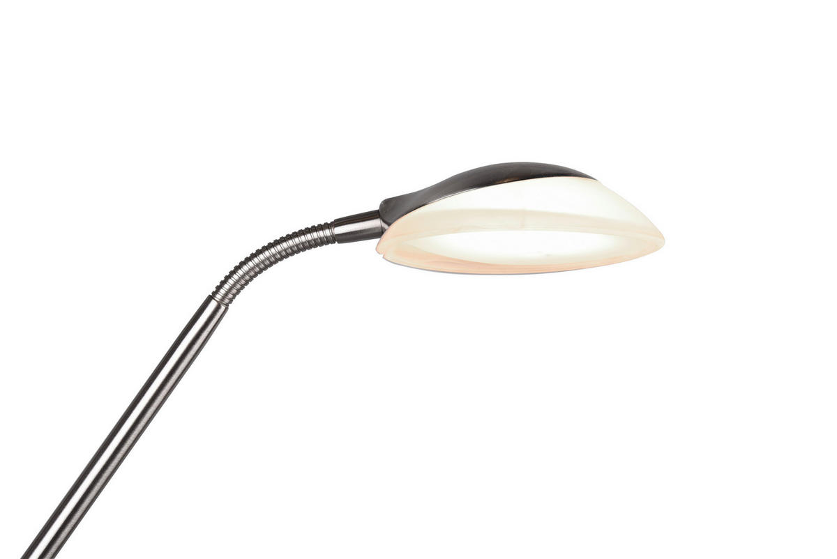 Reality Stehleuchte ORSON R40073507 nickel matt weiß Metall Glas H/D: ca. 180x32 cm Orson - weiß/nickel matt (32,00/180,00cm) - Reality