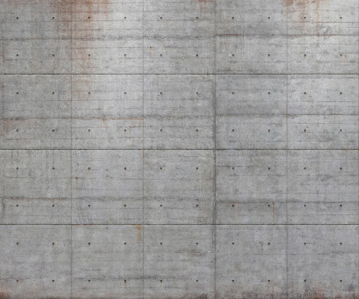Komar Fototapete Concrete Blocks B/L: ca. 300x250 cm Concrete Blocks - (300,00/250,00cm) - Komar