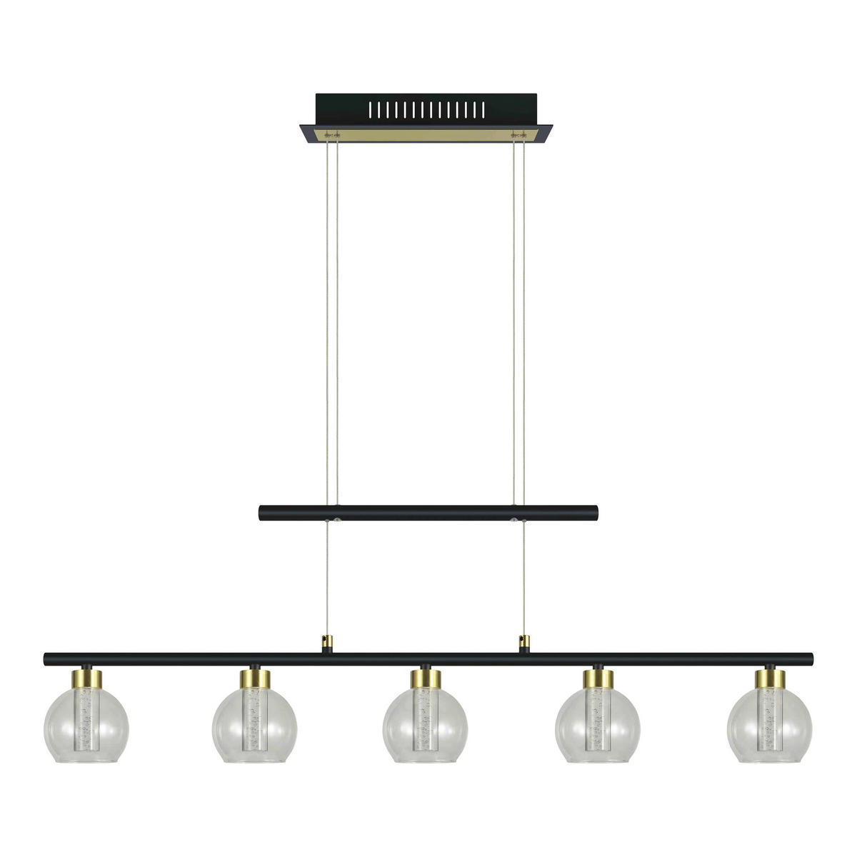 Näve Leuchten Pendelleuchte NV7093222 Brass - schwarz (10,00/150,00/90,00cm) - Näve Leuchten