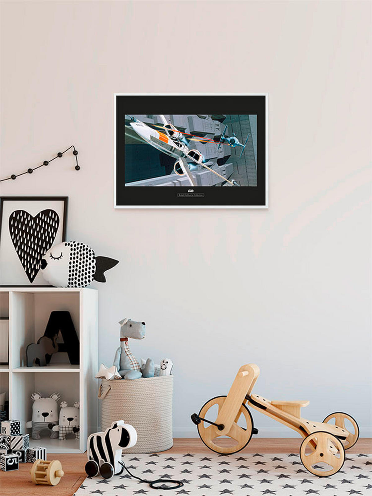 Komar Poster Star Wars Classic RMQ X-Wing vs TIE Star Wars B/L: ca. 50x40 cm Star Wars Classic RMQ X-Wing vs TIE - (50,00/40,00cm) - Komar