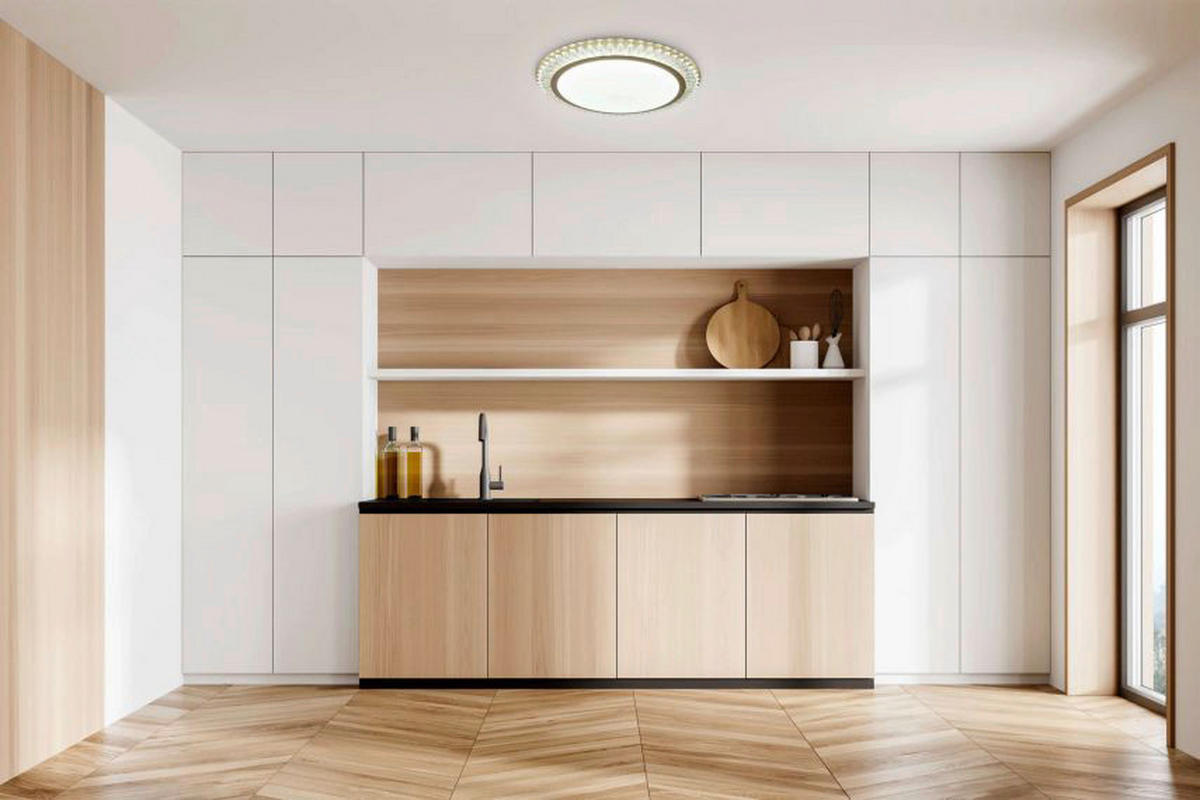 Näve Leuchten LED Deckenleuchte NV1381158 gold Eisen Acryl H/D: ca. 7x48 cm null 2 Brennstellen Madison - gold (48,00/7,00cm) - Näve Leuchten