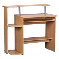 Computertisch buche Nachbildung B/H/T: ca. 94x90,5x48,5 cm Computertisch - buche (94,00/90,50/48,50cm) - Wohnling