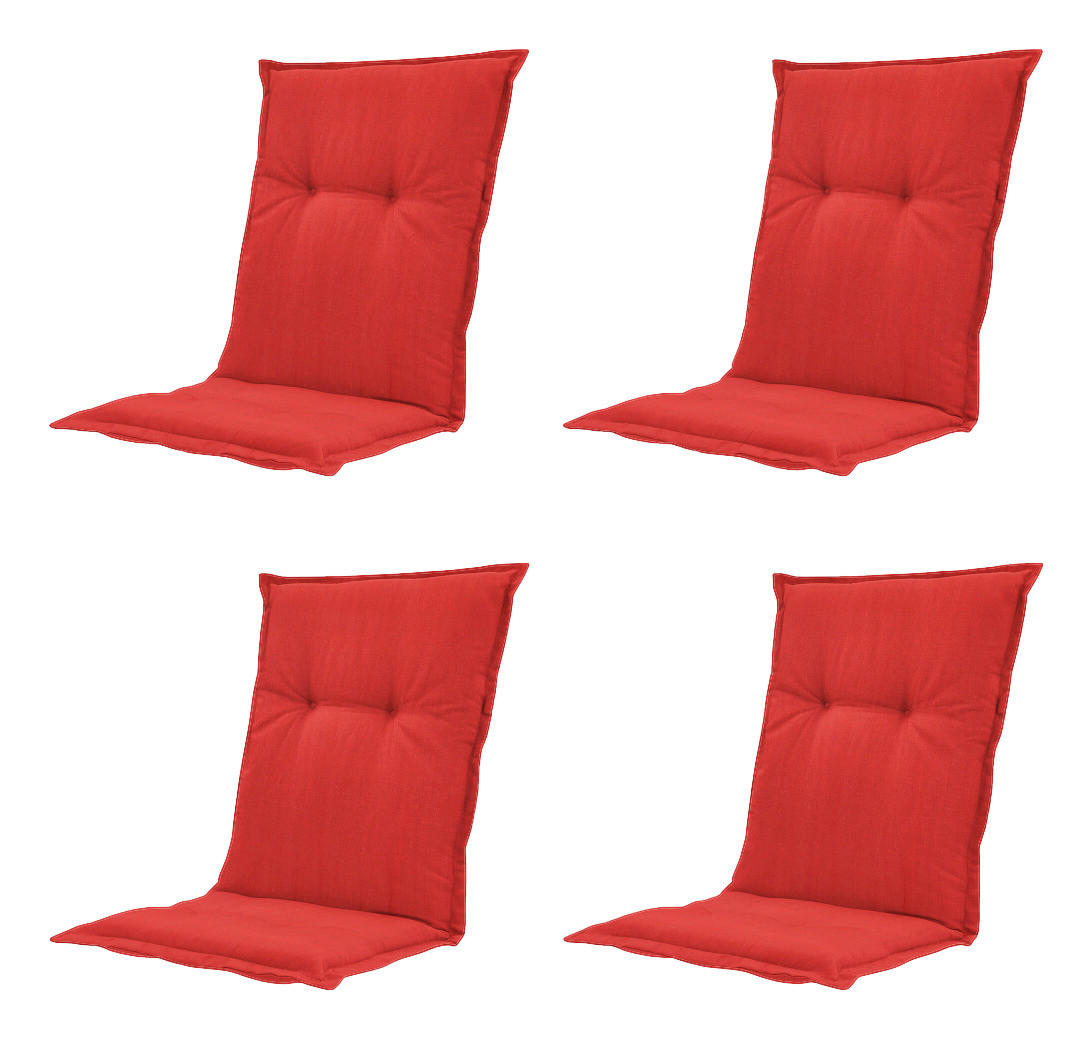 Madison Auflagen Set Basic Basic - rot (105,00/50,00/2,40cm) - Madison