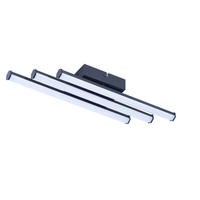 POCOline LED-Deckenleuchte schwarz Kunststoff B/H/L: ca. 10x5x44,5 cm LED-Deckenleuchte_Zehra - schwarz (44,50/10,00/5,00cm) - POCOline