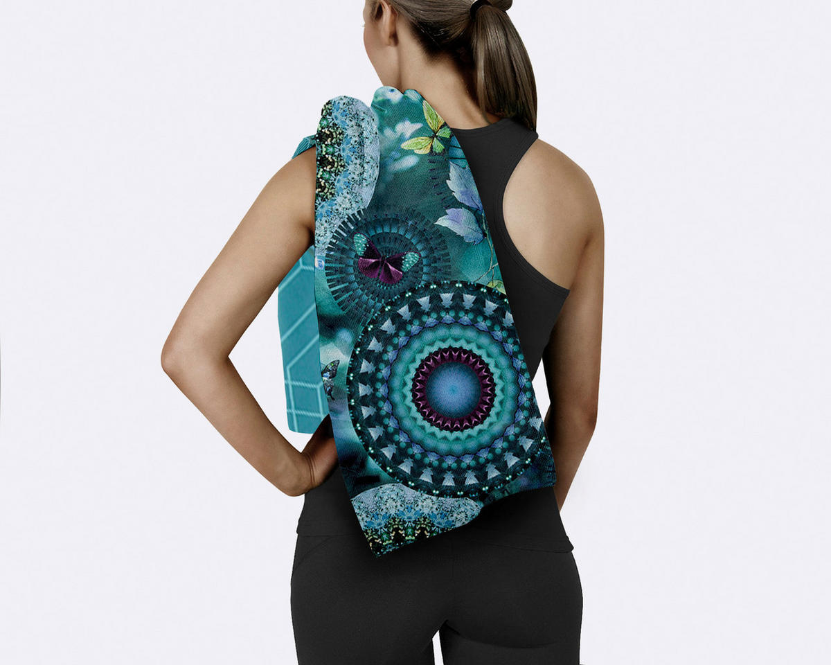 Strandtuch Luicano petrol Polyester B/L: ca. 50x100 cm Luicano - petrol (50,00/100,00cm) - HIP