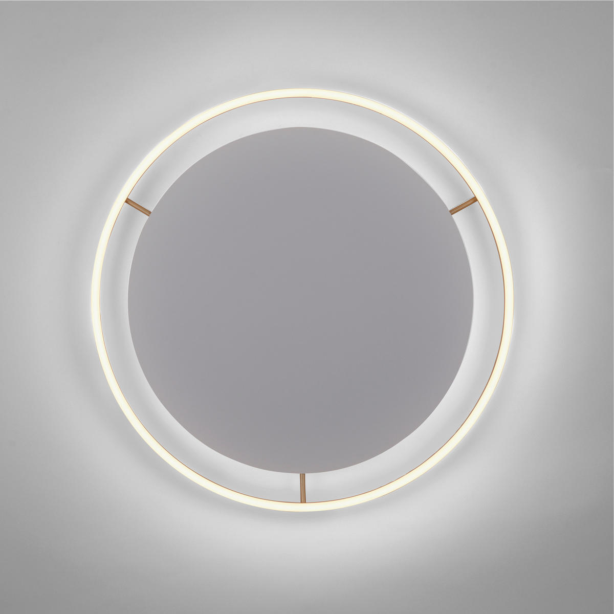 Just Light LED-Deckenleuchte RITUS 15392-60 messing weiß Metall H/D: ca. 5,3x58,5 cm 1 Brennstellen RITUS - messing/weiß (58,50/5,30cm) - Just Light