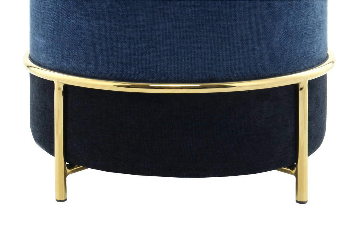 360 Living Hocker Matilda 200 blau H/D: ca. 46x48,5 cm Matilda 200 - blau (48,50/46,00cm) - 360 Living