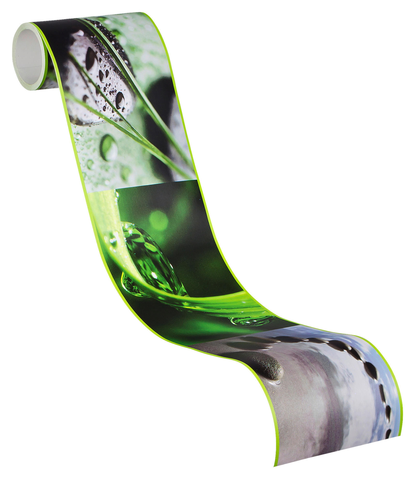 A.S.Creation Bordüre schwarz grün braun B/H/D: ca. 10x500x5,5 cm Bordüre_selbstklebend - braun/schwarz (5,50/500,00cm) - A.S.Creation