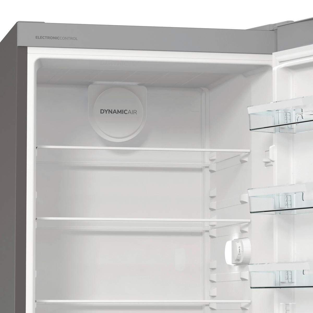 Gorenje Vollraumkühlschrank R619EES5 silber B/H/L: ca. 59,5x185x66,3 cm Vollraum-Kühlschrank R619EES5 - silber (66,30/59,50/185,00cm) - Gorenje