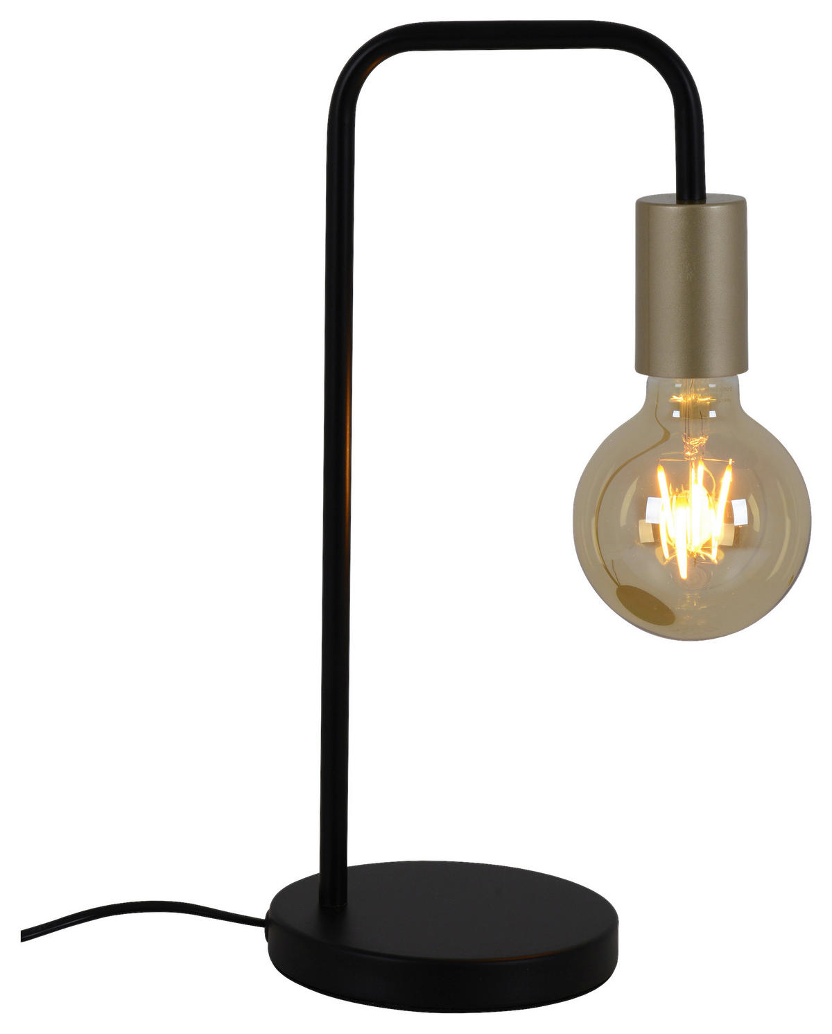 Näve Leuchten Tischleuchte 3168222 schwarz Kunststoff Metall B/H/T: ca. 19x39x14,5 cm E27 1 Brennstellen Modo - schwarz (19,00/39,00/14,50cm) - Näve Leuchten