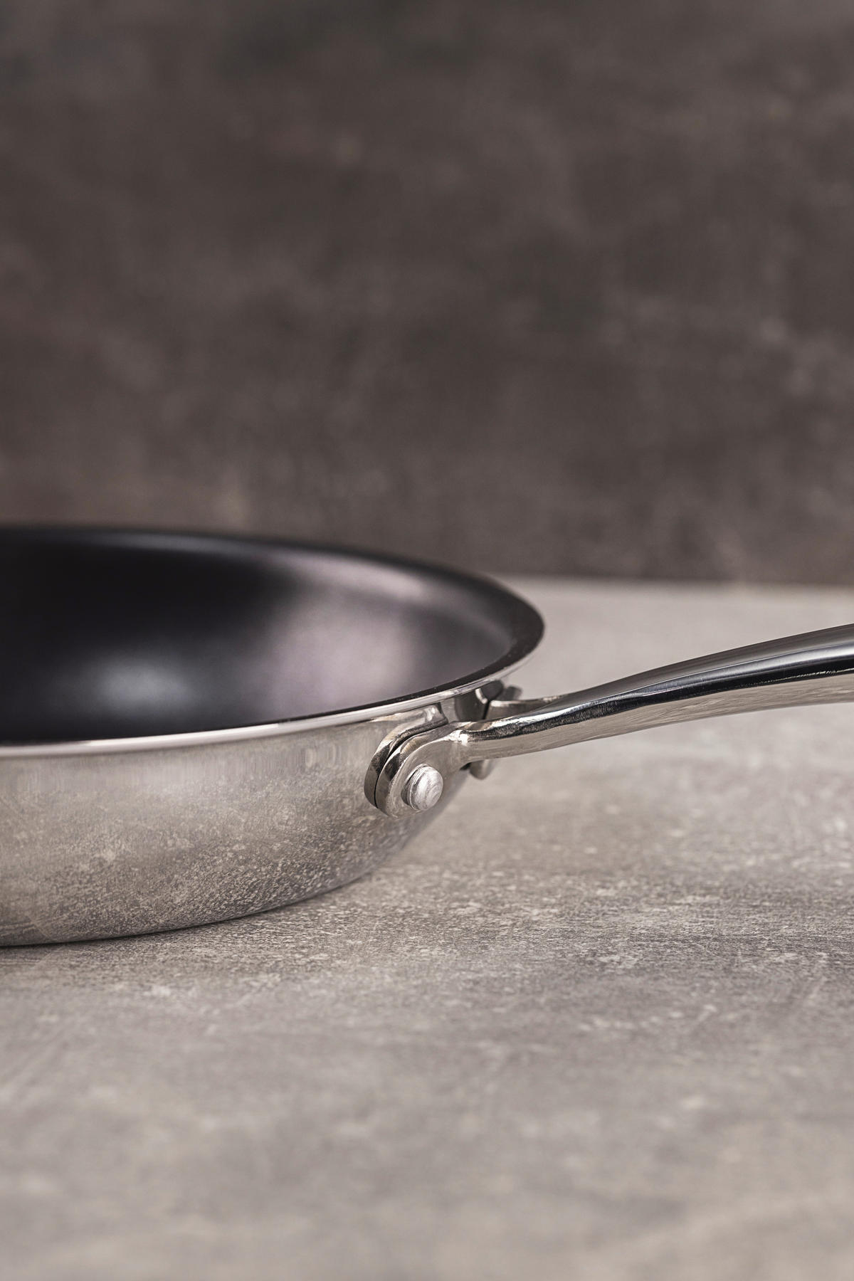 MASTERPRO Pfannenset PURE 3 silber Edelstahl PURE 3 - silber - MASTERPRO