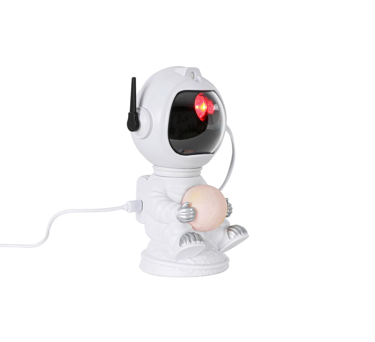 Nolo Dekoleuchte weiß Kunststoff B/H/L: ca. 13x26x13 cm LED-Dekoleuchte_Astronaut - weiß (13,00/13,00/26,00cm) - Nolo
