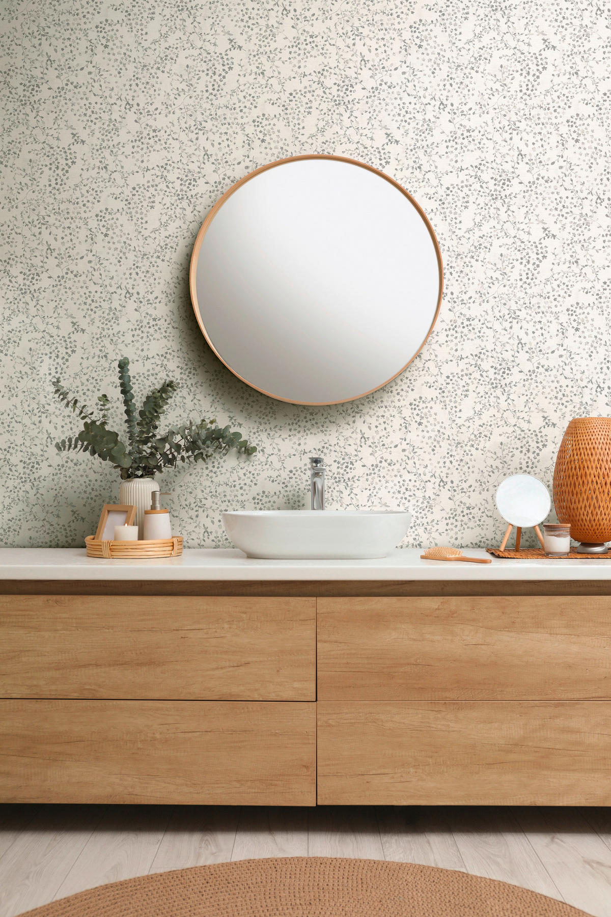 A.S.Creation Vliestapete weiß silber B/H/D: ca. 53x1005x8,1 cm Vliestapete - weiß/silber (8,10/1005,00cm) - A.S.Creation