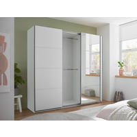 weiß B/H/T: ca. 215x204x60 cm Carano Schwebetürenschrank - weiß (215,00/204,00/60,00cm)