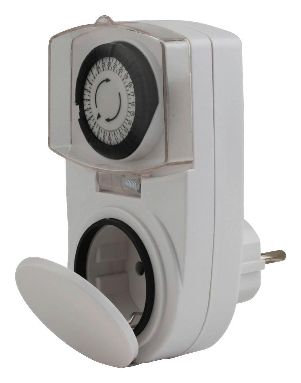 Unitec Zeitschaltuhr weiß ca. 450 W Tagesschaltuhr_analog - weiß - UniTec