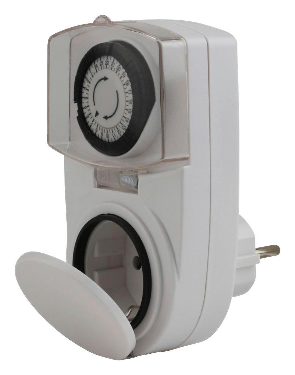 Unitec Zeitschaltuhr weiß ca. 450 W Tagesschaltuhr_analog - weiß - UniTec