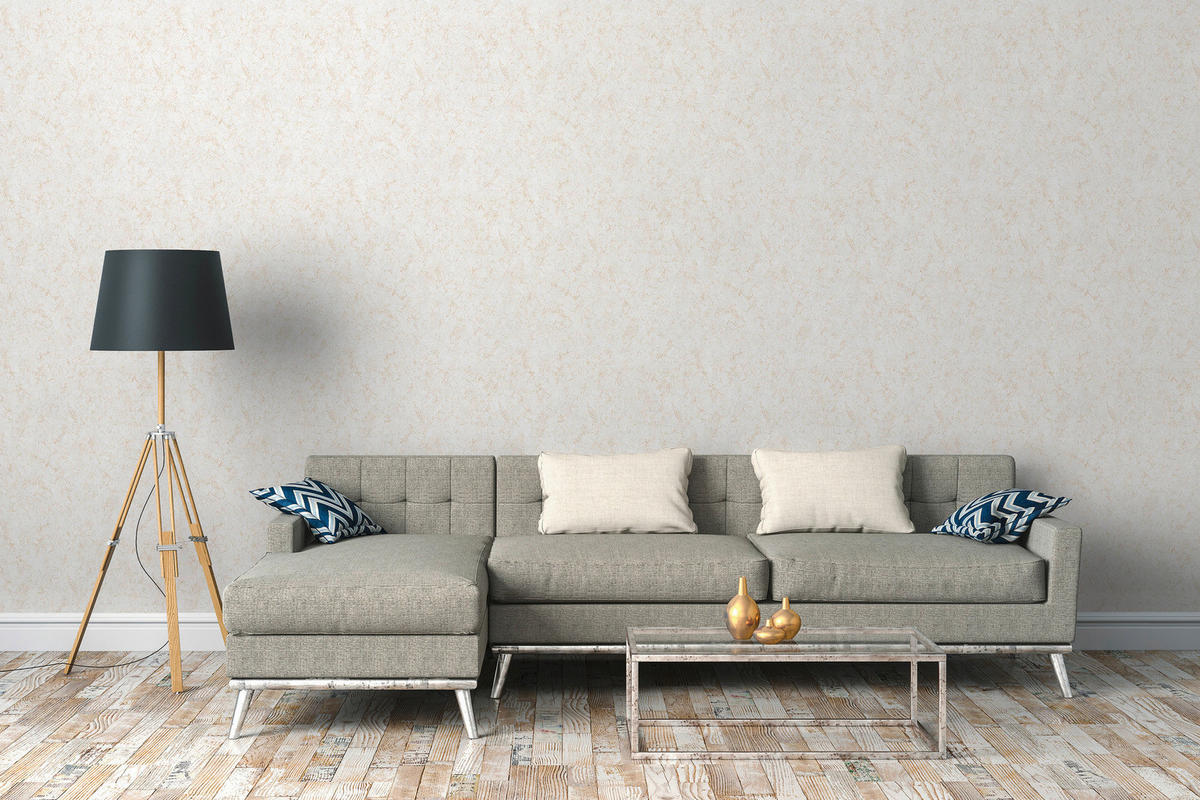 A.S.Creation Papiertapete weiß B/H/D: ca. 53x1005x7,3 cm Papiertapete - weiß (7,30/1005,00cm) - A.S.Creation