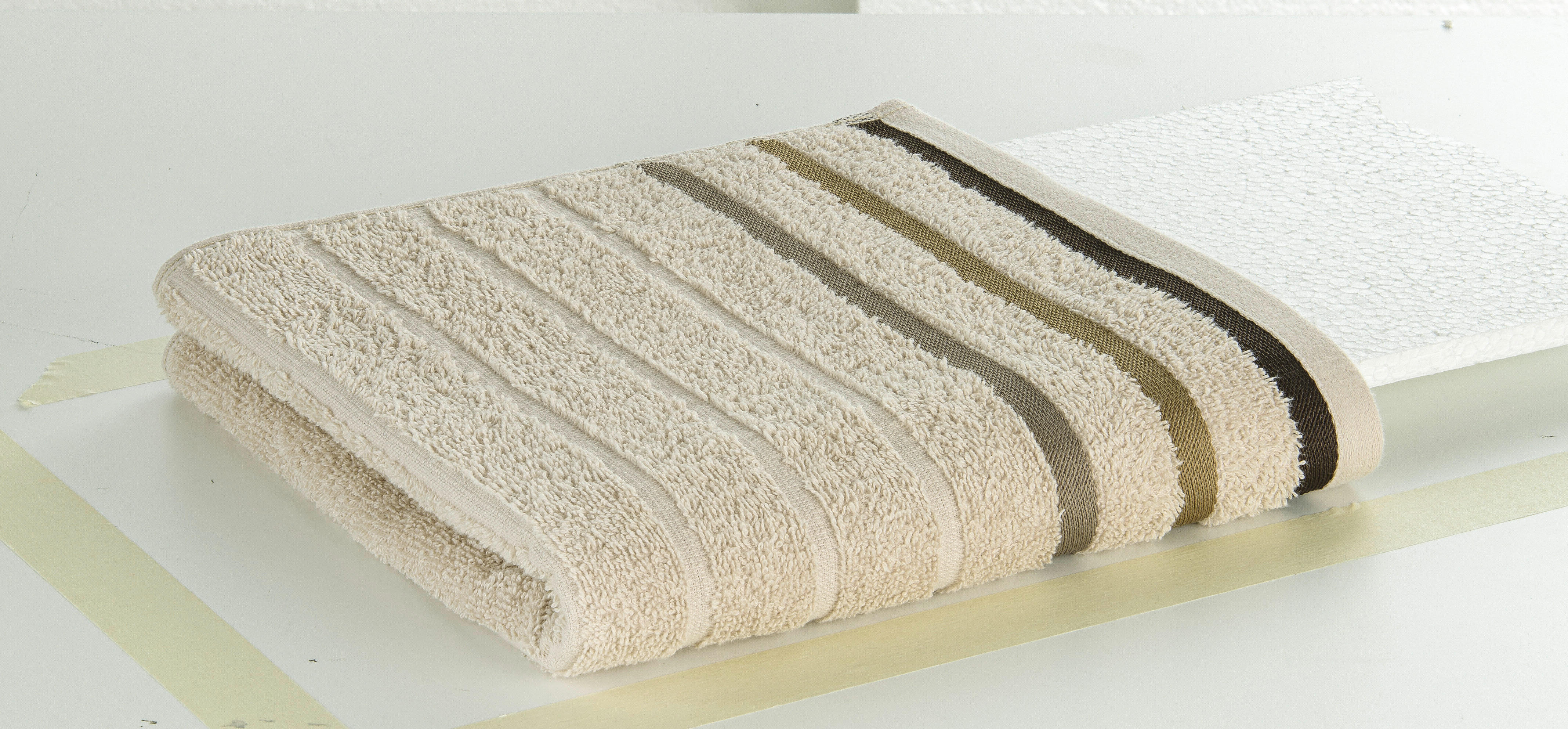 Handtuch Marta Marta - sand (50,00/100,00cm) - oh cosy
