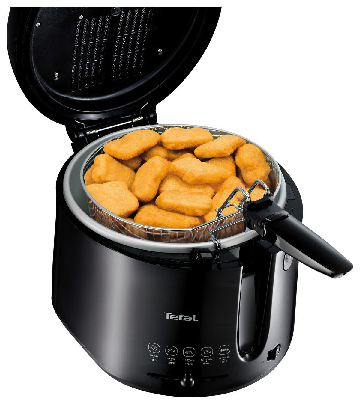 Tefal Fritteuse FF1078 Maxi Fry schwarz Kunststoff B/H/T: ca. 35x26x35 cm ca. 2,1 l Fritteuse FF1078 - schwarz (35,00/26,00/35,00cm) - Tefal