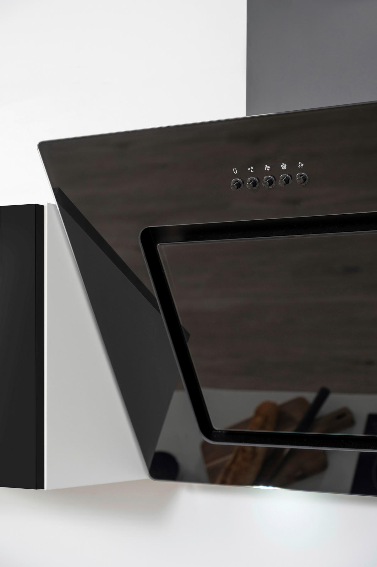 Respekta Küchenblock Amanda schwarz Hochglanz B/H/T: ca. 280x200x60 cm Amanda - weiß/schwarz (280,00/200,00/60,00cm) - Respekta