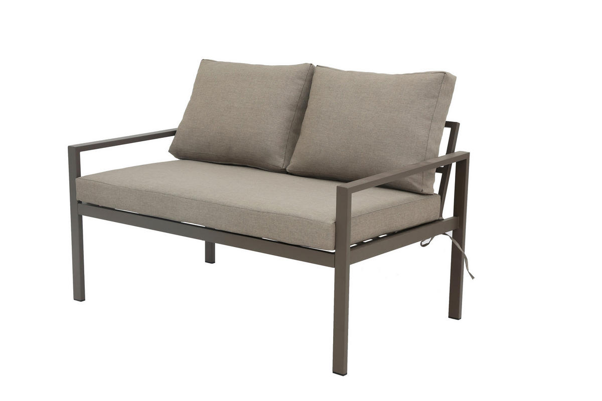 POCOline Gartensitzgruppe Toulouse braun Stahl Toulouse - braun/beige - POCOline