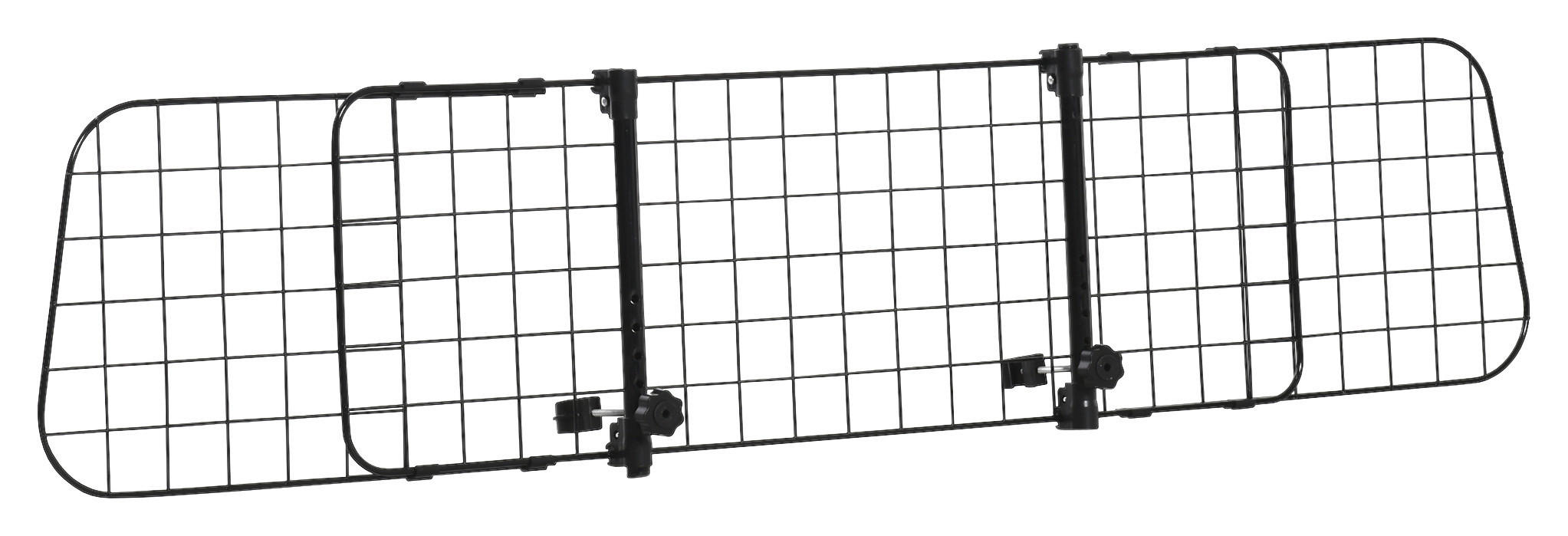 PawHut Hunde-Schutzgitter schwarz Kunststoff B/H/L: ca. 0,6x152x30 cm Auto_Hundeschutzgitter - schwarz (30,00/0,60/152,00cm) - PawHut