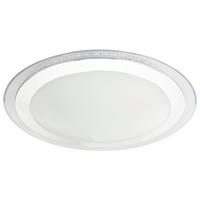 GLOBO Deckenleuchte 48395 weiß Chrom Kunststoff H/D: ca. 8x41 cm LED-Deckenleuchte_CCT_Nicole_II - weiß (41,00/8,00cm) - GLOBO