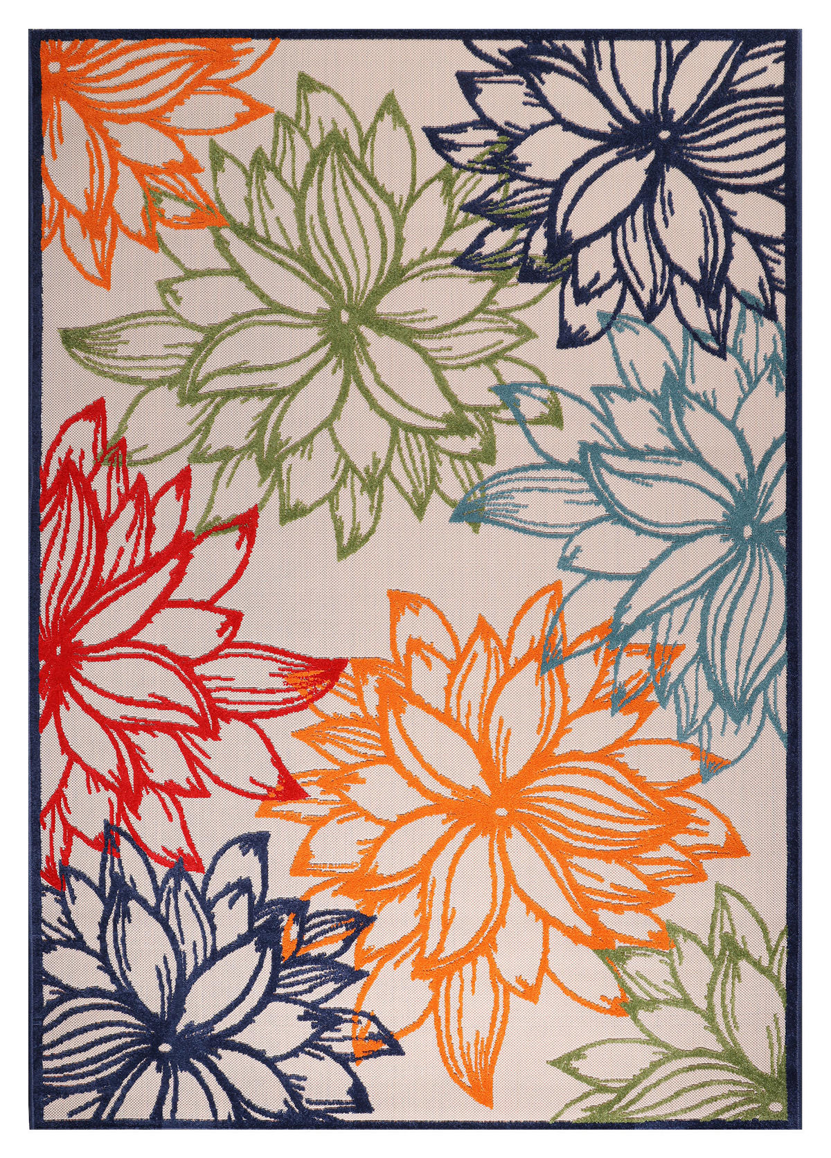 Sanat Outdoorteppich FLORAL bunt B/L: ca. 160x230 cm FLORAL - bunt (160,00/230,00cm) - Sanat