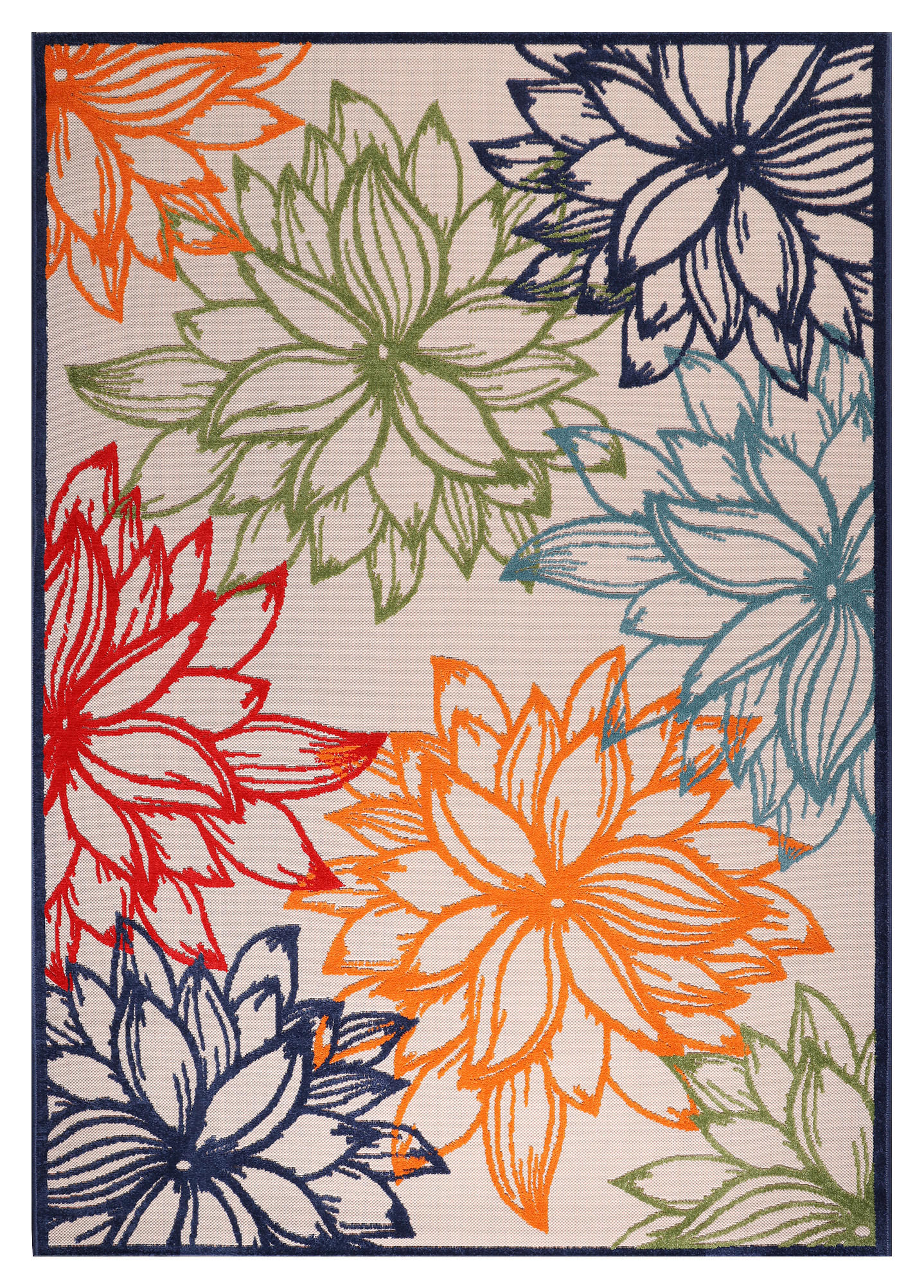 Sanat Outdoorteppich FLORAL bunt B/L: ca. 160x230 cm