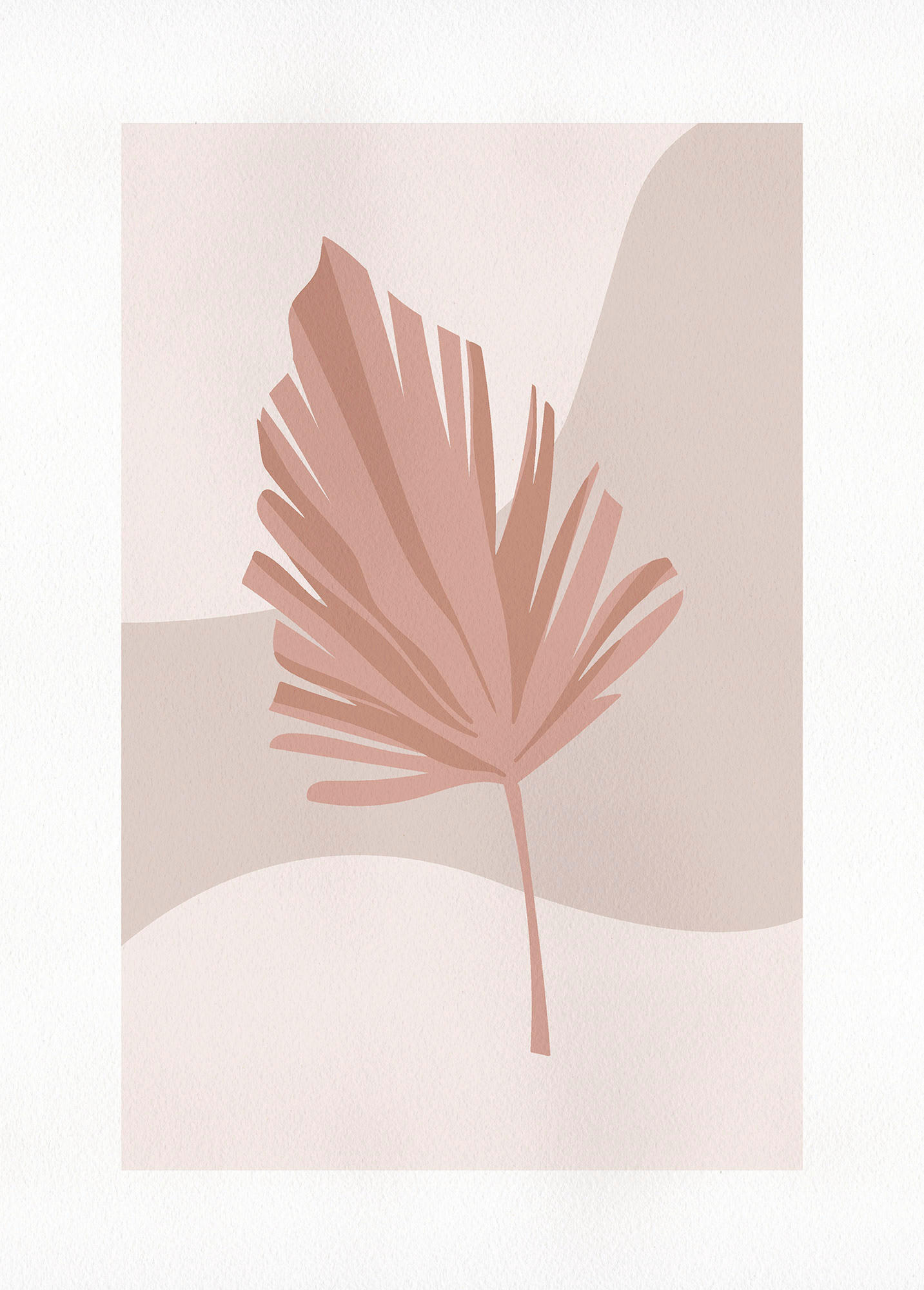 Komar Poster Minimalist Leaf Lover Abstrakt B/L: ca. 50x70 cm