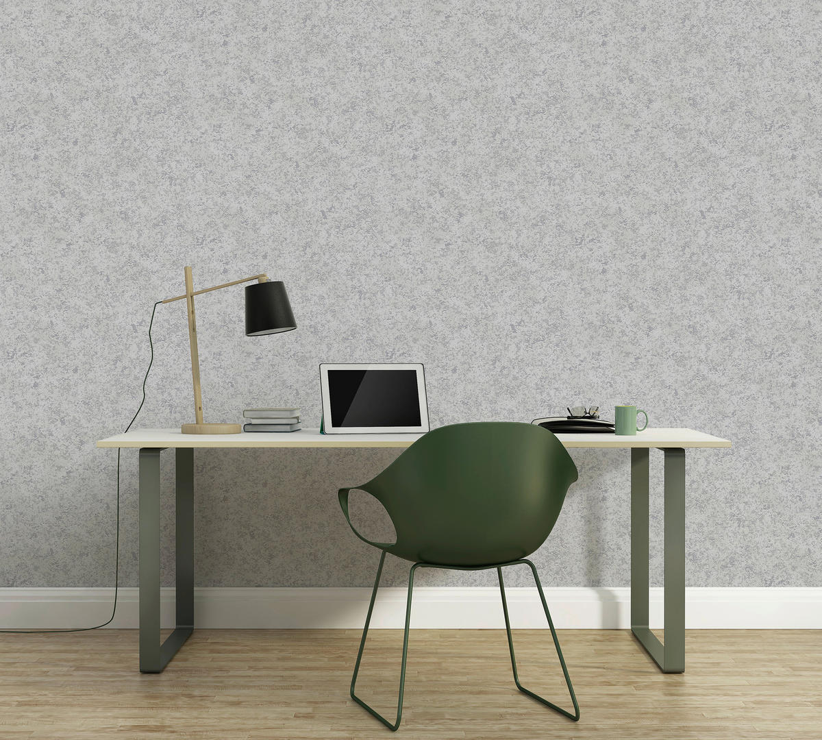 A.S.Creation Vliestapete Attractive Uni grau B/L: ca. 53x1005 cm Attractive - grau (53,00/1005,00cm) - A.S.Creation
