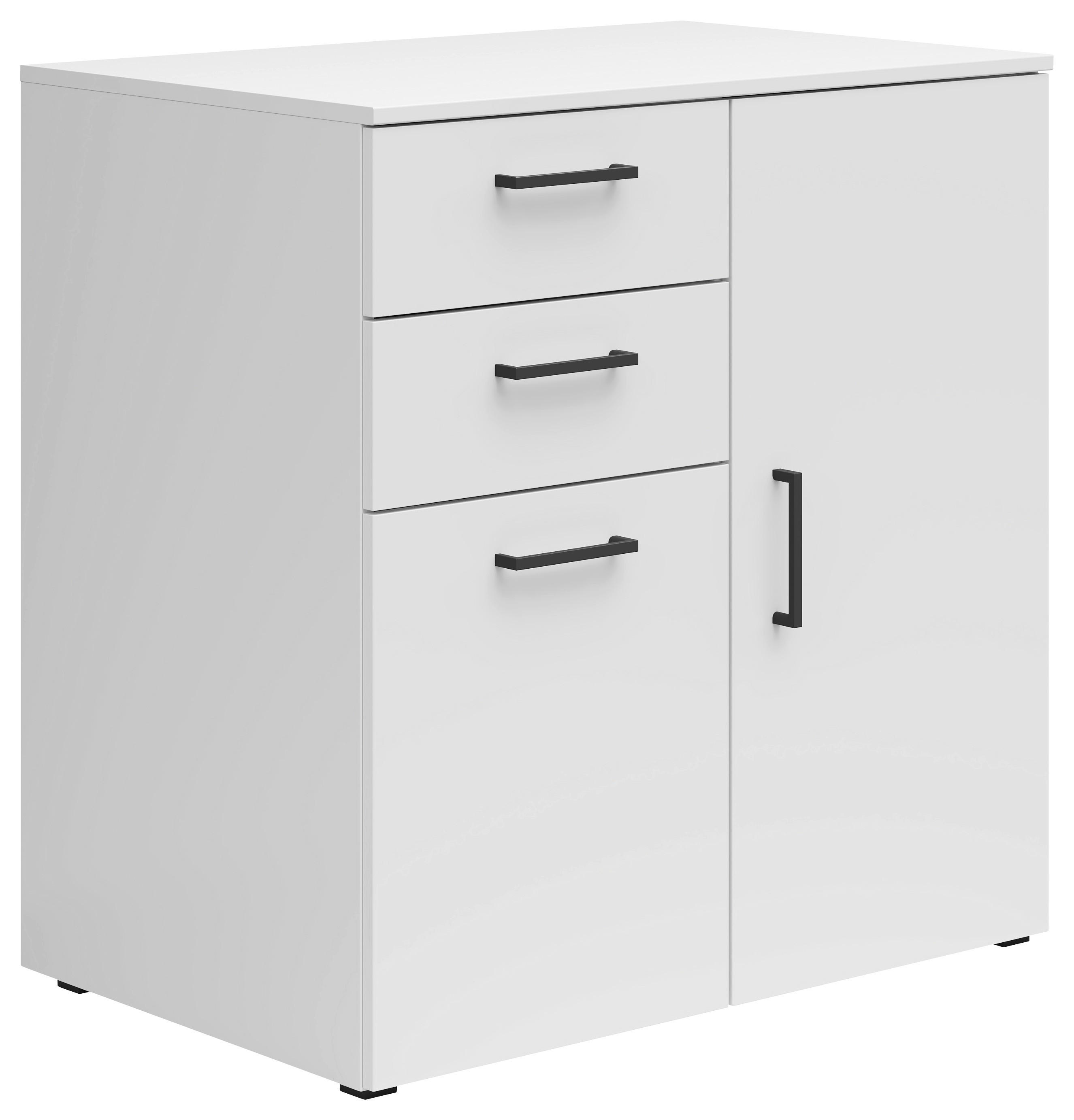 Kommode Multi-Stauraum Typ 27 weiß B/H/T: ca. 80x83x52 cm Multi-Stauraum Typ 27 - weiß (80,00/83,00/52,00cm)