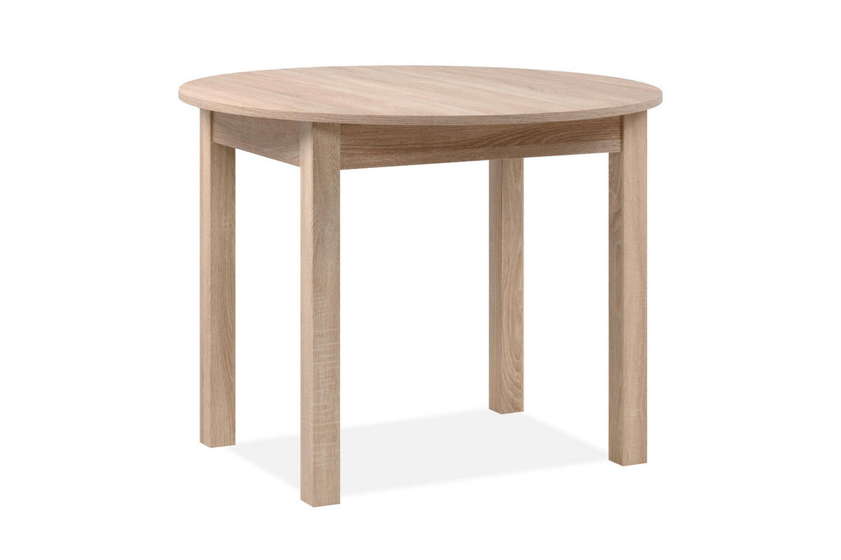 Esstisch Coburg Eiche Sonoma Optik schwarz D: ca. 100 cm Coburg - Eiche/schwarz (100,00cm)