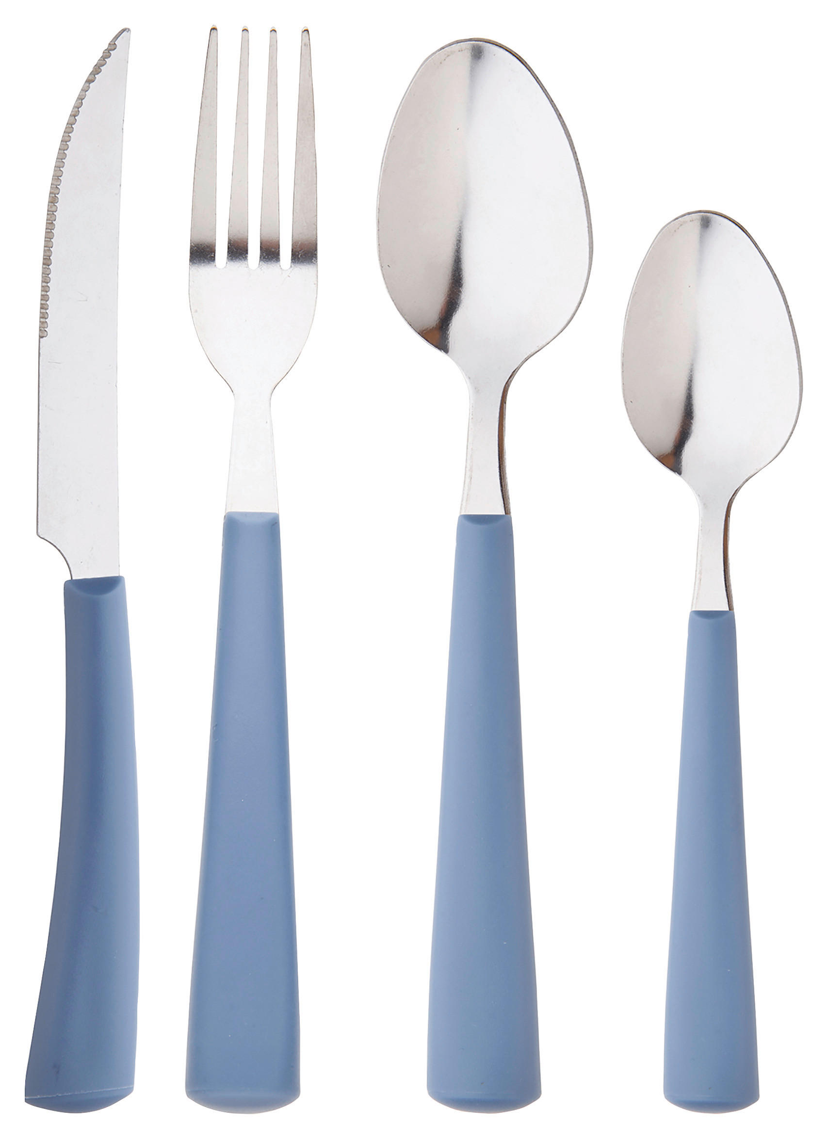RENBERG Besteckset Lucky grau Edelstahl 24 tlg. Lucky - grau - RENBERG