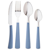 RENBERG Besteckset Lucky grau Edelstahl 24 tlg. Lucky - grau - RENBERG
