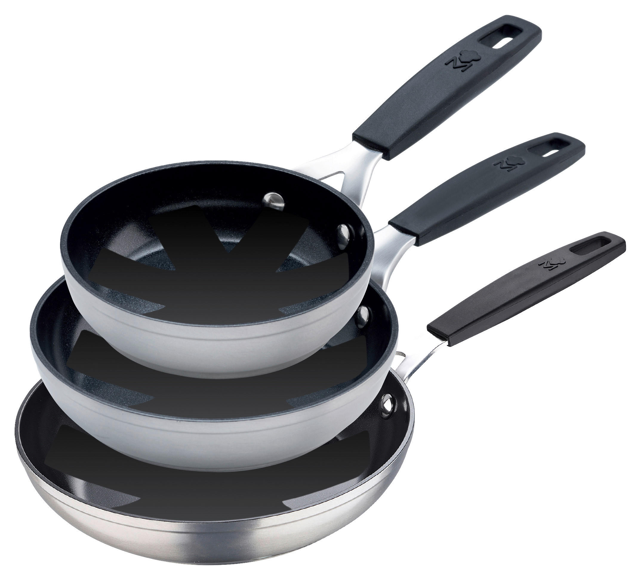 MASTERPRO Pfannenset Smart silber Aluminium Smart - silber - MASTERPRO