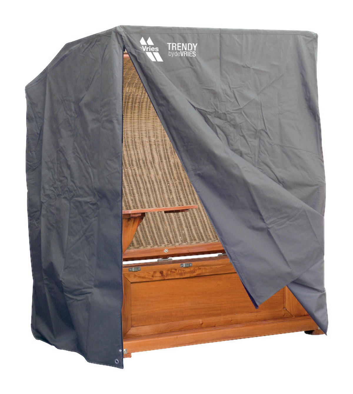 deVries Schutzhaube grau Polyester B/H/L: ca. 98x153x143 cm Schutzhaube Classic  XL - grau (143,00/98,00/153,00cm) - deVries