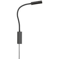 Fischer & Honsel LED-Wandspot 30167 schwarz Metall Acryl B/H/T: ca. 4x57x4 cm 1 Brennstellen Raik - schwarz (4,00/57,00/4,00cm) - Fischer & Honsel