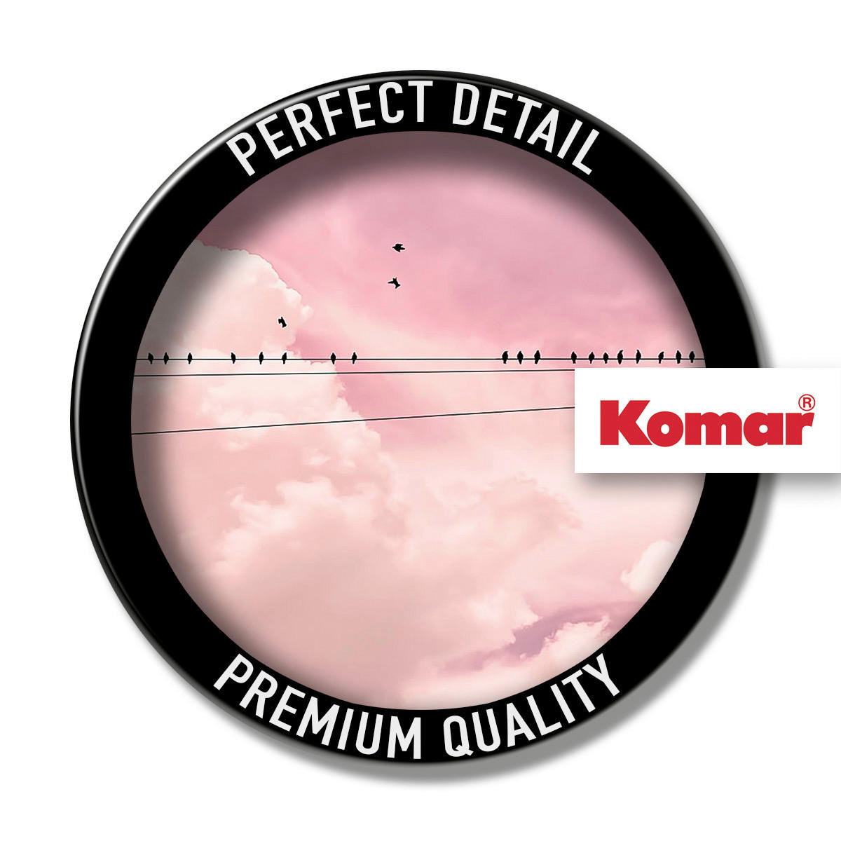 Komar Fototapete Cloud Wire Panel B/L: ca. 100x250 cm Cloud Wire Panel - (100,00/250,00cm) - Komar
