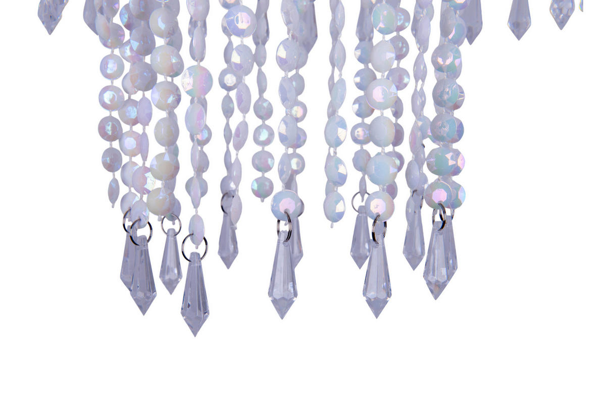 Näve Leuchten Pendelleuchte 7013831 transparent Metall Kunststoff B/H/T: ca. 32x43x32 cm E27 1 Brennstellen Lina - transparent (32,00/43,00/32,00cm) - Näve Leuchten