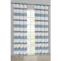 Ösenvorhang Caro blau B/L: ca. 140x245 cm Caro - blau (140,00/245,00cm)