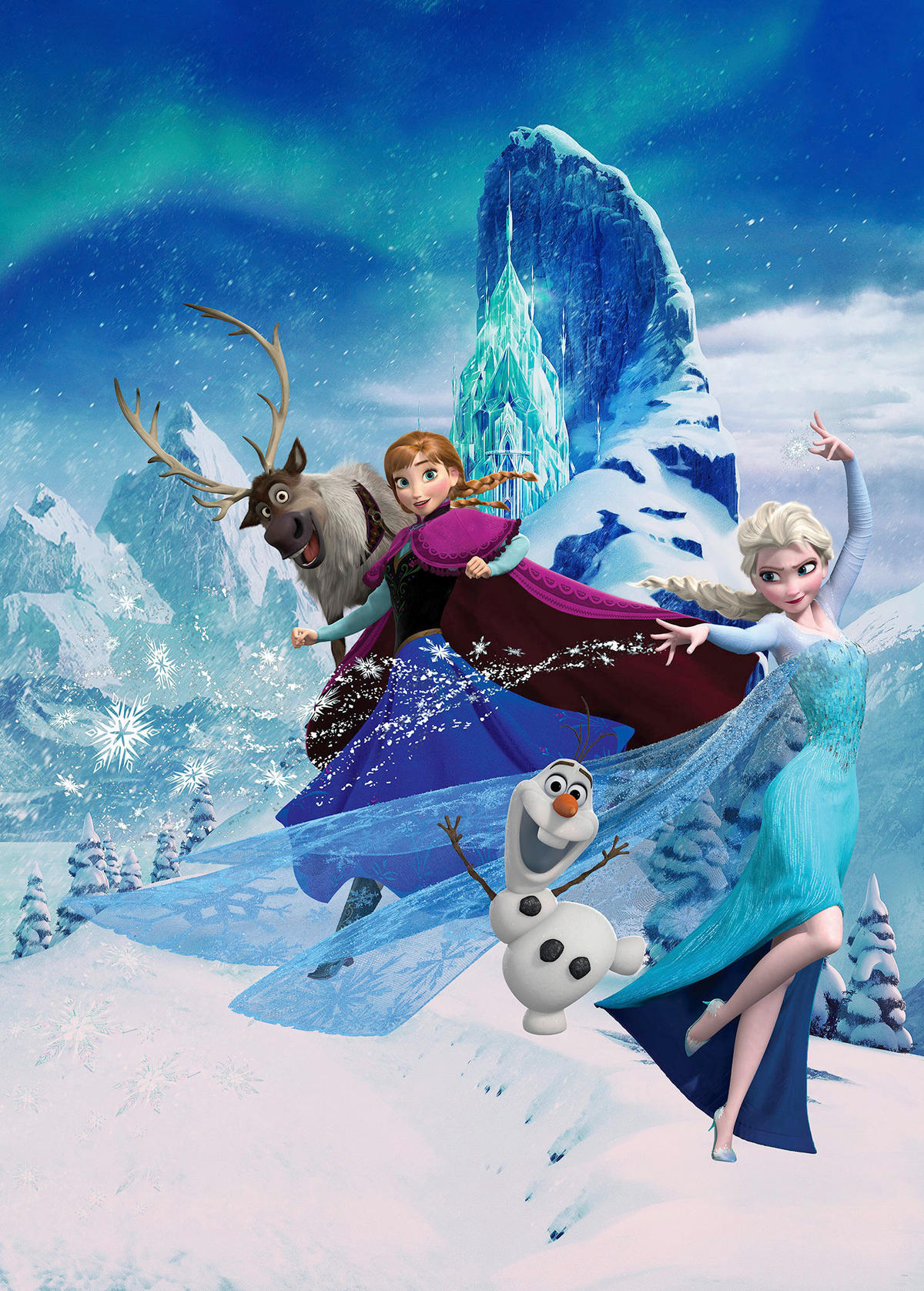 Komar Fototapete Frozen Elsas Magic DX4-014 Frozen B/H: ca. 200x280 cm Frozen Elsas Magic DX4-014 - (200,00/280,00cm) - Komar