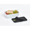 Zeller Lunch-Box weiß Lunch-Box - weiß/schwarz (19,00/12,00/6,50cm) - Zeller