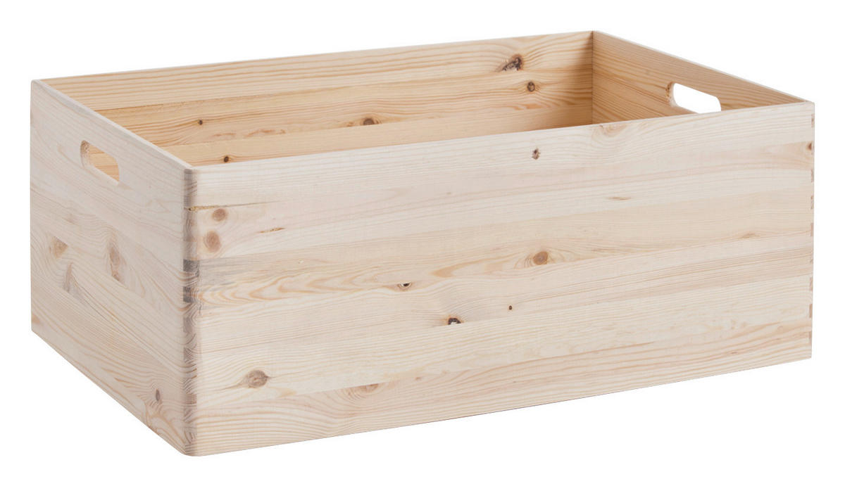 Zeller Allzweckkiste natur Holz B/H/L: ca. 40x24x60 cm Allzweckkiste - natur (60,00/40,00/24,00cm) - Zeller