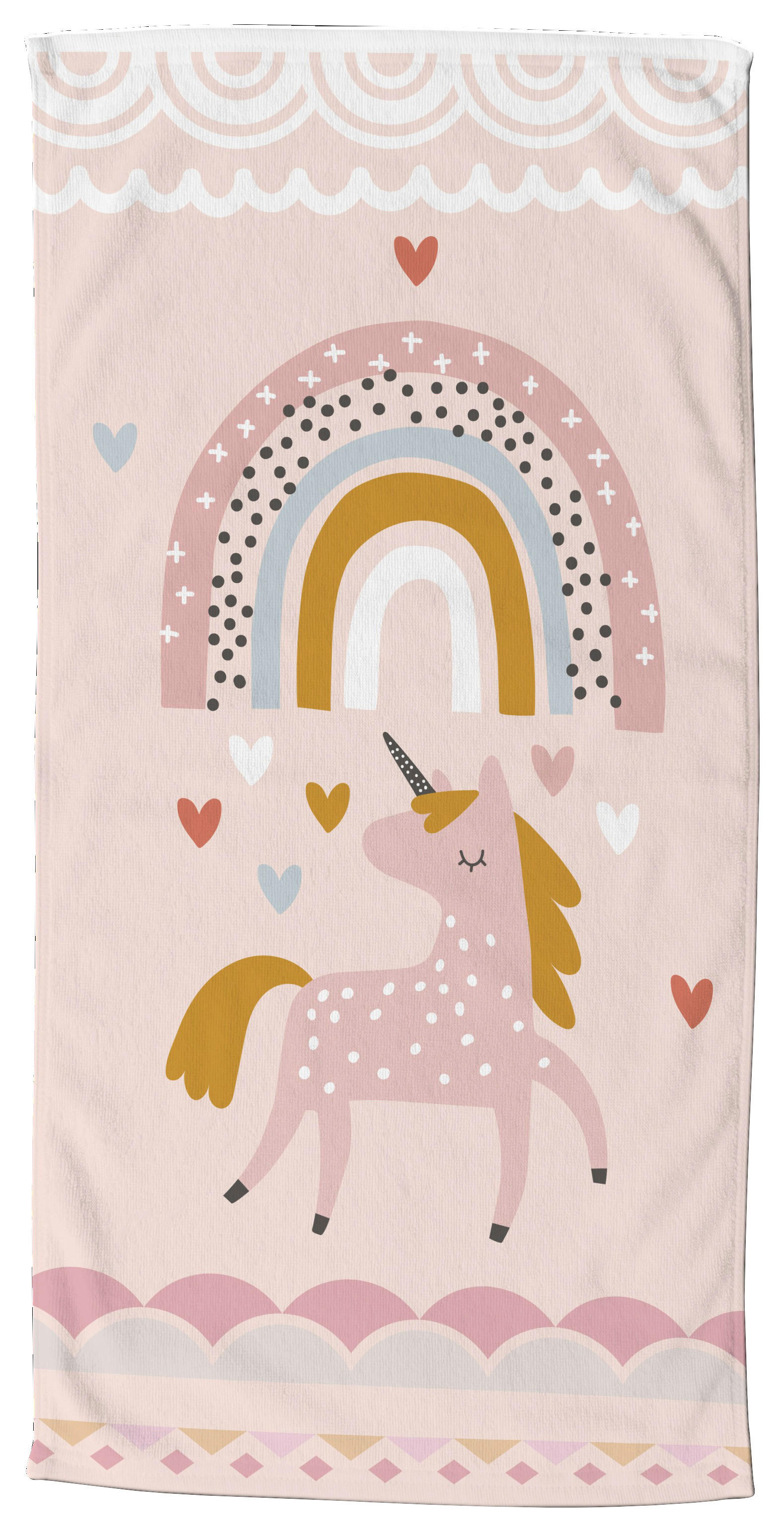 Strandtuch Unilove Multi Polyester B/L: ca. 75x150 cm Unilove - Multi (75,00/150,00cm) - Good Morning
